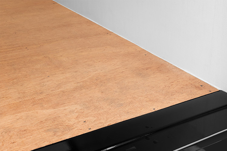 Plancher en bois de qualité marine standard du Fourgon Mini-Mover de Morgan